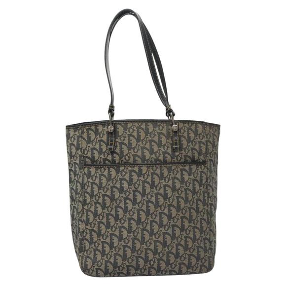 Christian Dior Trotter Canvas Tote Bag Navy Auth 113267 - Picture 2 of 16